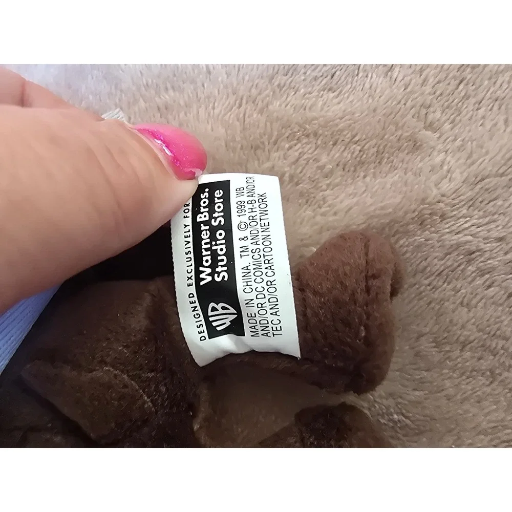 Vntg 1999 Looney Tunes Trick or Treat Taz Mini Bean Bag Plush Vampire Halloween
